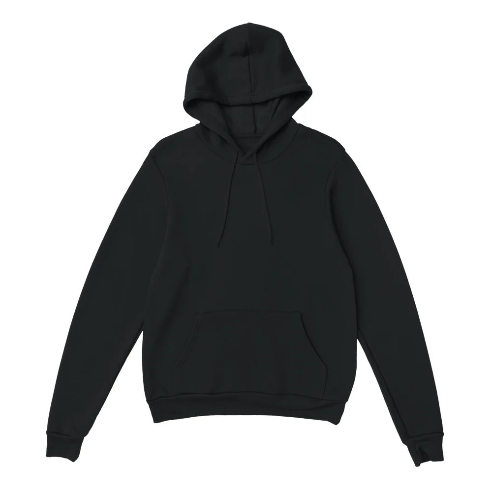 Sweat à capuche personnalisé avec ta photo — Noir