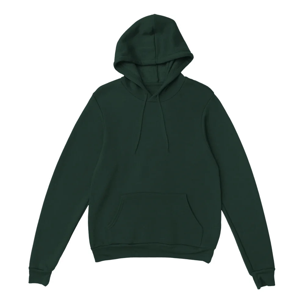 Sweat à capuche personnalisé avec ta photo — Vert forêt