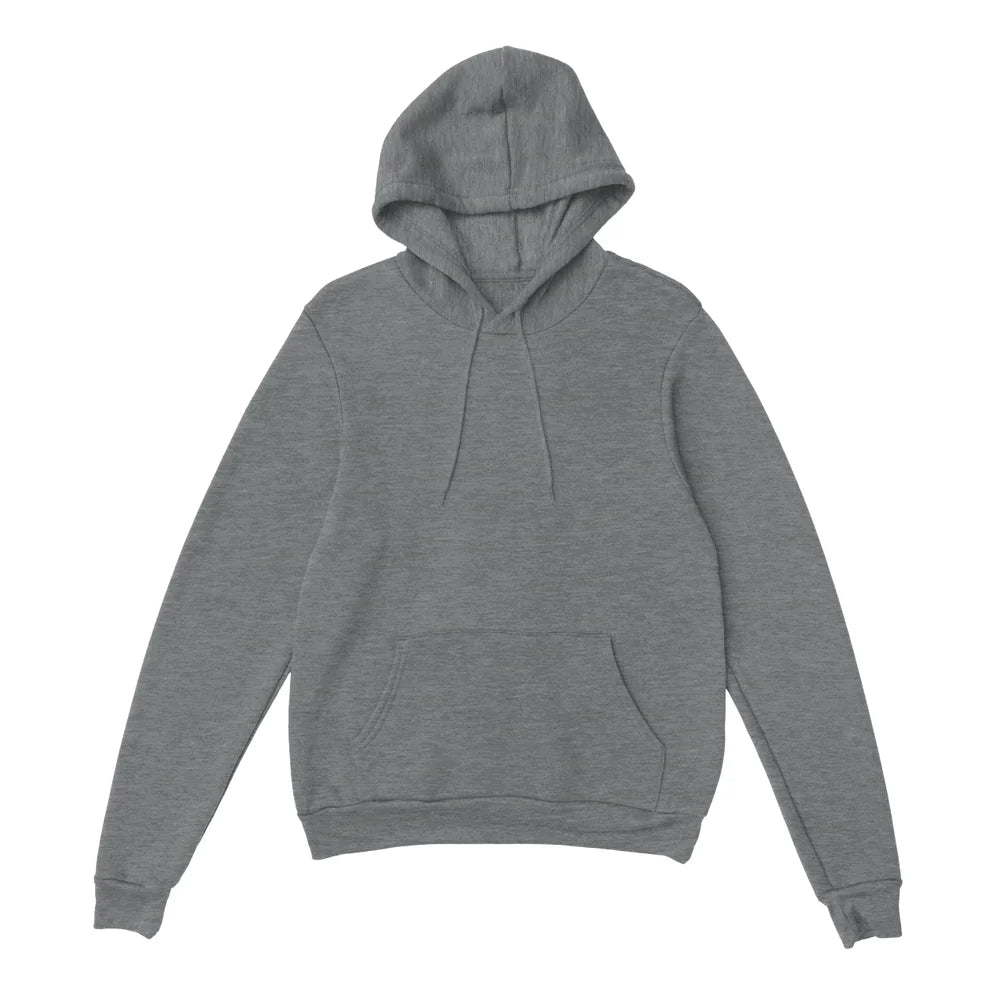 Sweat à capuche personnalisé avec ta photo — Gris chiné