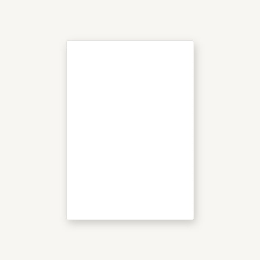 Une carte postale A6, prete a recevoir une photo.