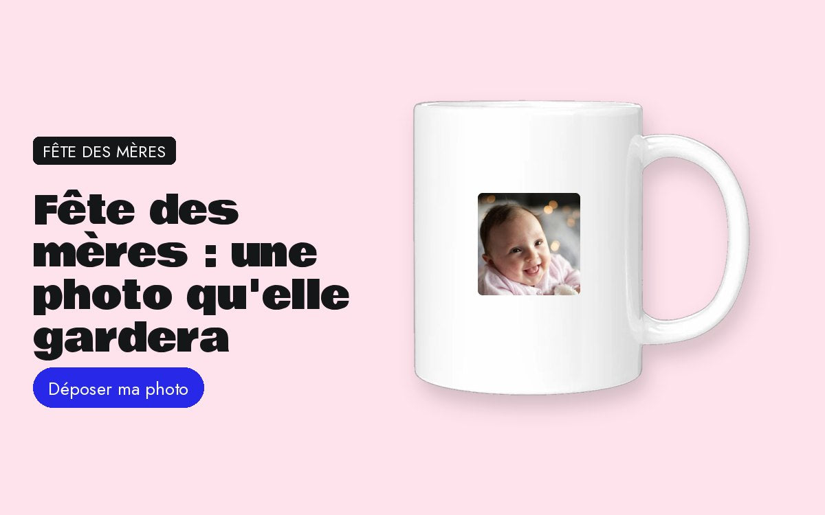 Mug personnalisé avec photo – Fête des mères : offrir une photo qu'elle gardera, pas un objet de plus