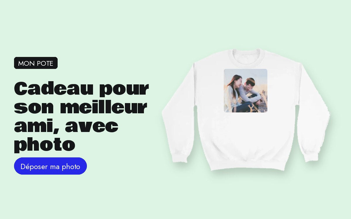 Produit personnalisé avec photo – Cadeau pour son meilleur ami, avec photo