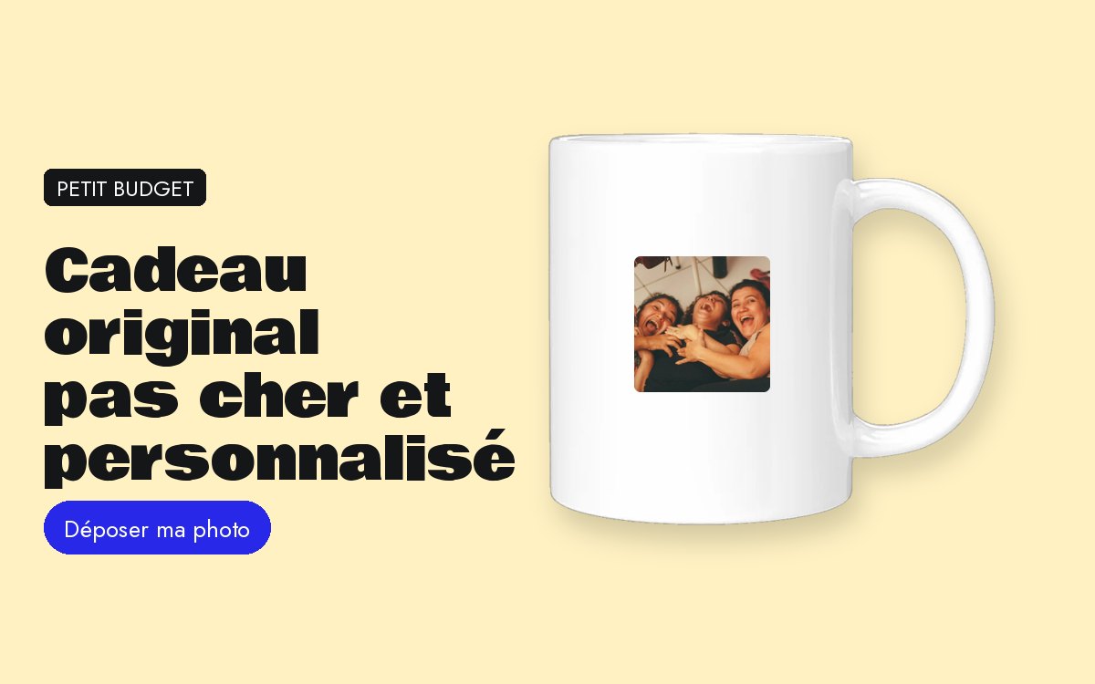 Produit personnalisé avec photo – Cadeau original pas cher et personnalisé