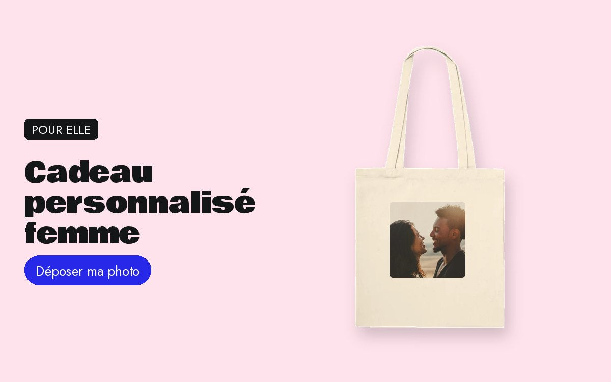 Produit personnalisé avec photo – Cadeau personnalisé femme