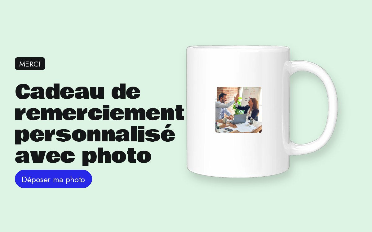 Produit personnalisé avec photo – Cadeau de remerciement personnalisé avec photo
