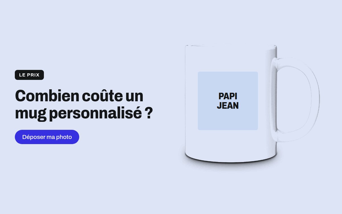 Mug personnalisé avec photo