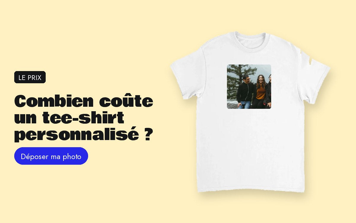 Produit personnalisé avec photo – Combien coûte un tee-shirt personnalisé