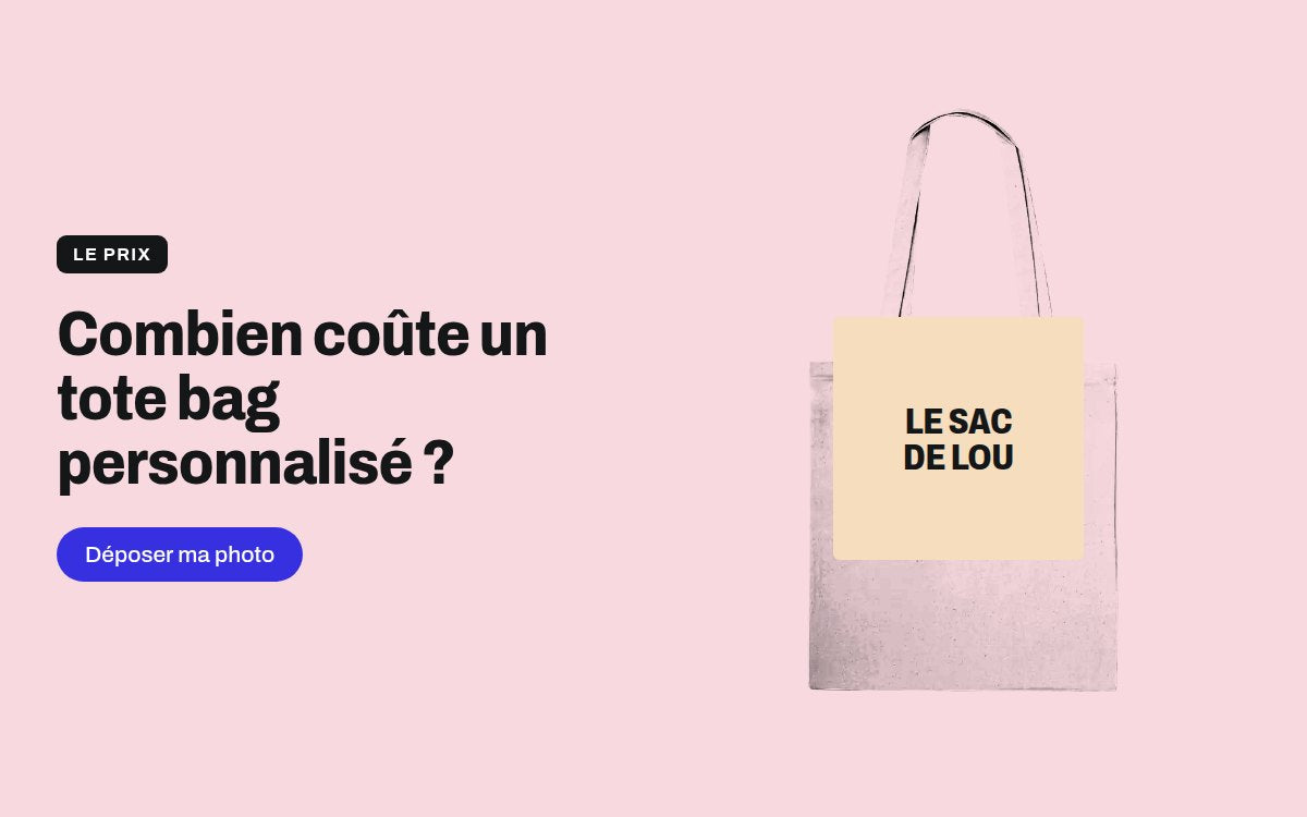 Tote bag personnalisé avec photo