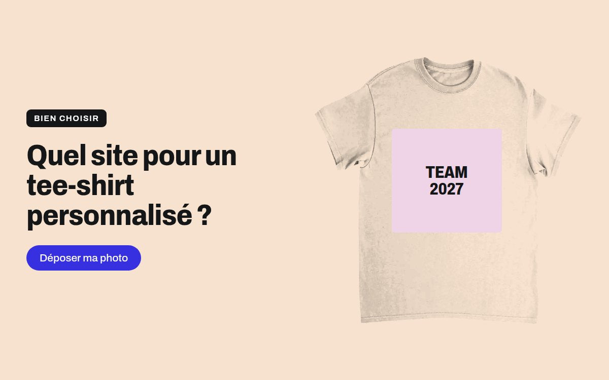 Choisir un site de tee-shirt personnalisé
